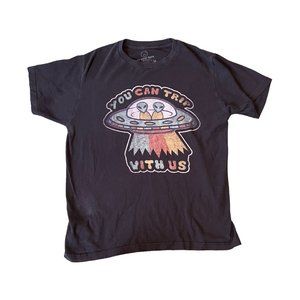 Trippy Aliens Graphic Tee